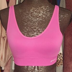 VICTORIA SECRET PINK ACTIVE SEAMLESS LIGHTLY LINED SIZE XS